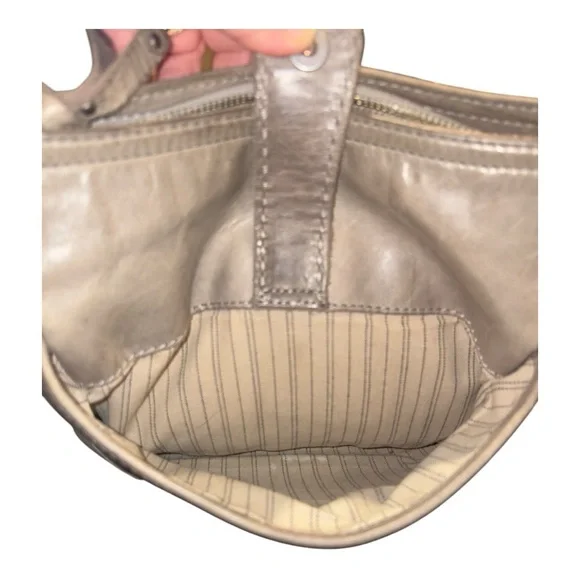 Frye Authentic Melissa Swing Cross Body Bag in Gray AR 6